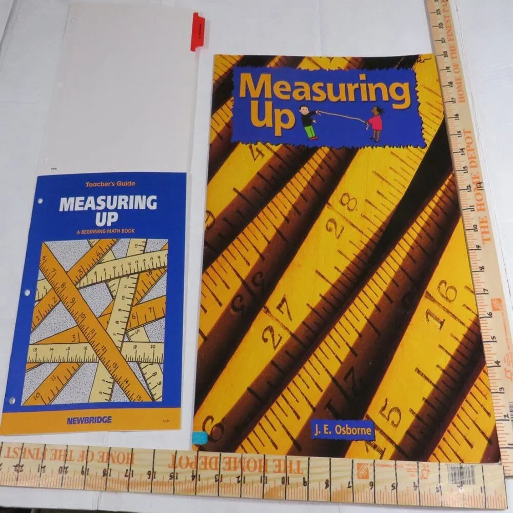 Measuring Up BIG BOOK (almost 2 feet tall) with teacher pages CLASSROOM SIZE